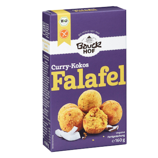 Bio Falafel Curry-Kokos - glutenfrei - von Bauckhof